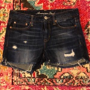 AE Ripped Jean Shorts